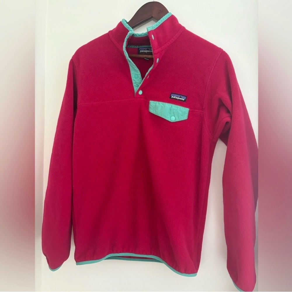 Rare teal and pink Patagonia in excellent condition unique colors
